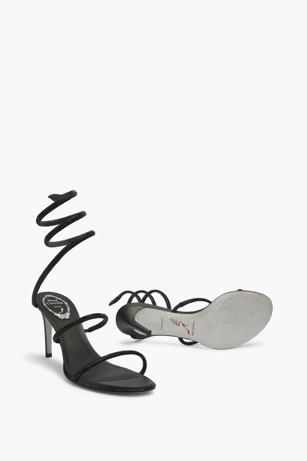 CLEO BLACK SANDAL 80
