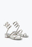 Juniper 金属银色涼鞋 80