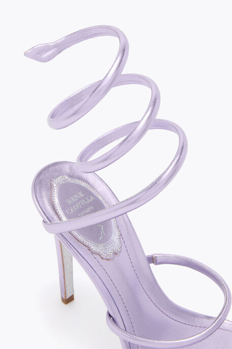 CLEO METALLIC LILAC SANDAL 105
