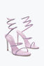 Cleo Sandale 105 mit Kristallen in Mauve