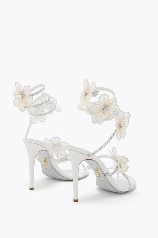 PEACH FLOWER IVORY SANDAL 105