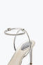 Ellabrita Crystal Silver Sandal 80