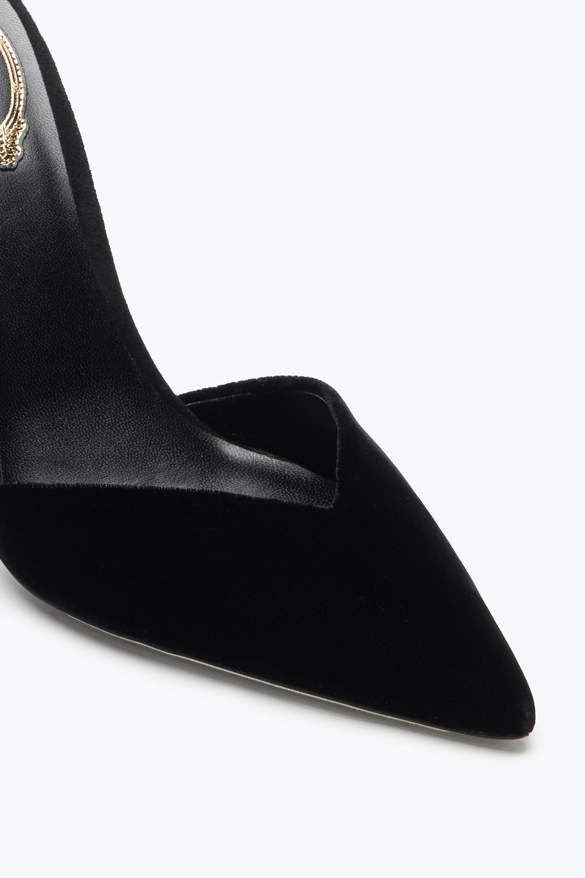 Escarpin noir et or hotsell