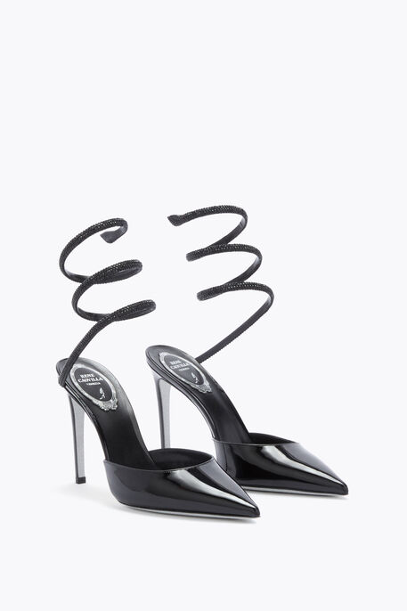 CLEO BLACK PATENT LEATHER PUMP 105