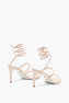 CLEO NUDE SANDAL WITH CRYSTALS 80