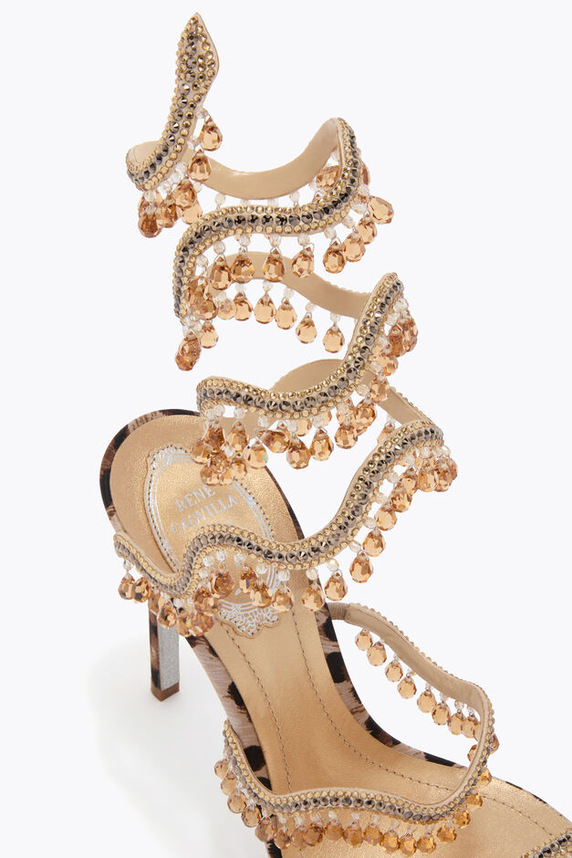 ONDA CHANDELIER ANIMALIER SANDAL 105