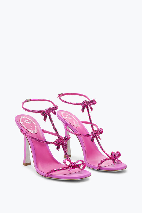 Caterina Crystal Fuchsia Sandal 105