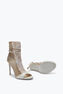 Ivory Stiletto Heel Sandals Galaxia 105