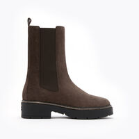 BIKA BRAUN KNÖCHELHOHER STIEFEL MIT KRISTALLEN 50