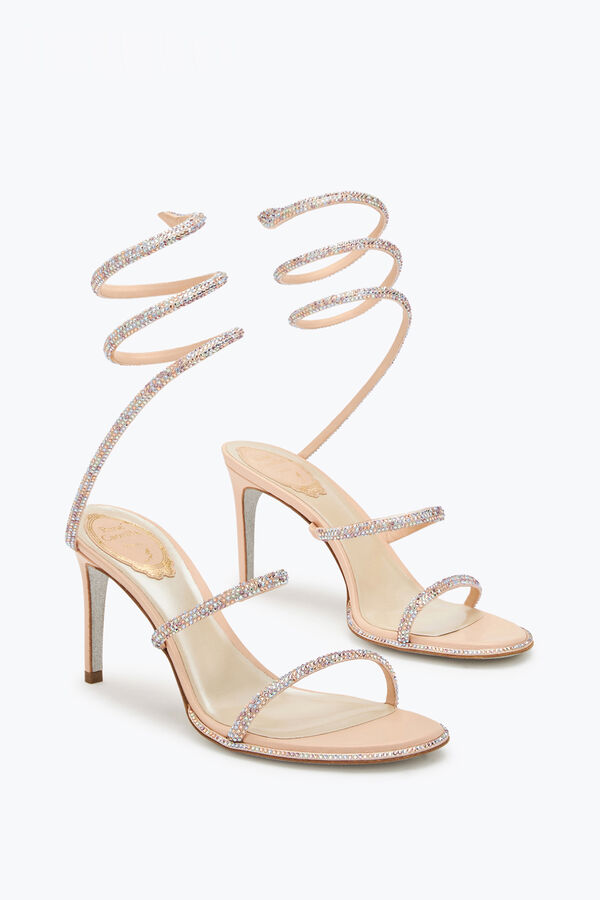 Rosa Abendsandalette Cleo