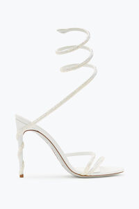 MARGOT SWAROVSKI WHITE SANDAL JEWEL