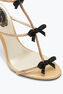 Caterina Neutral Sandal With Black And Gold Crystals 105