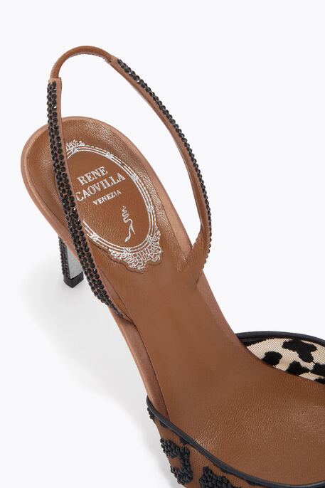 ALLURA BROWN SLINGBACK 80