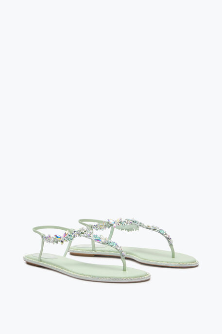 EDEN GREEN MINT THONG SANDAL 10 EDEN GREEN MINT THONG SANDAL 10