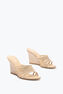 FULL TRIM POWDER PINK WEDGE SANDAL 80