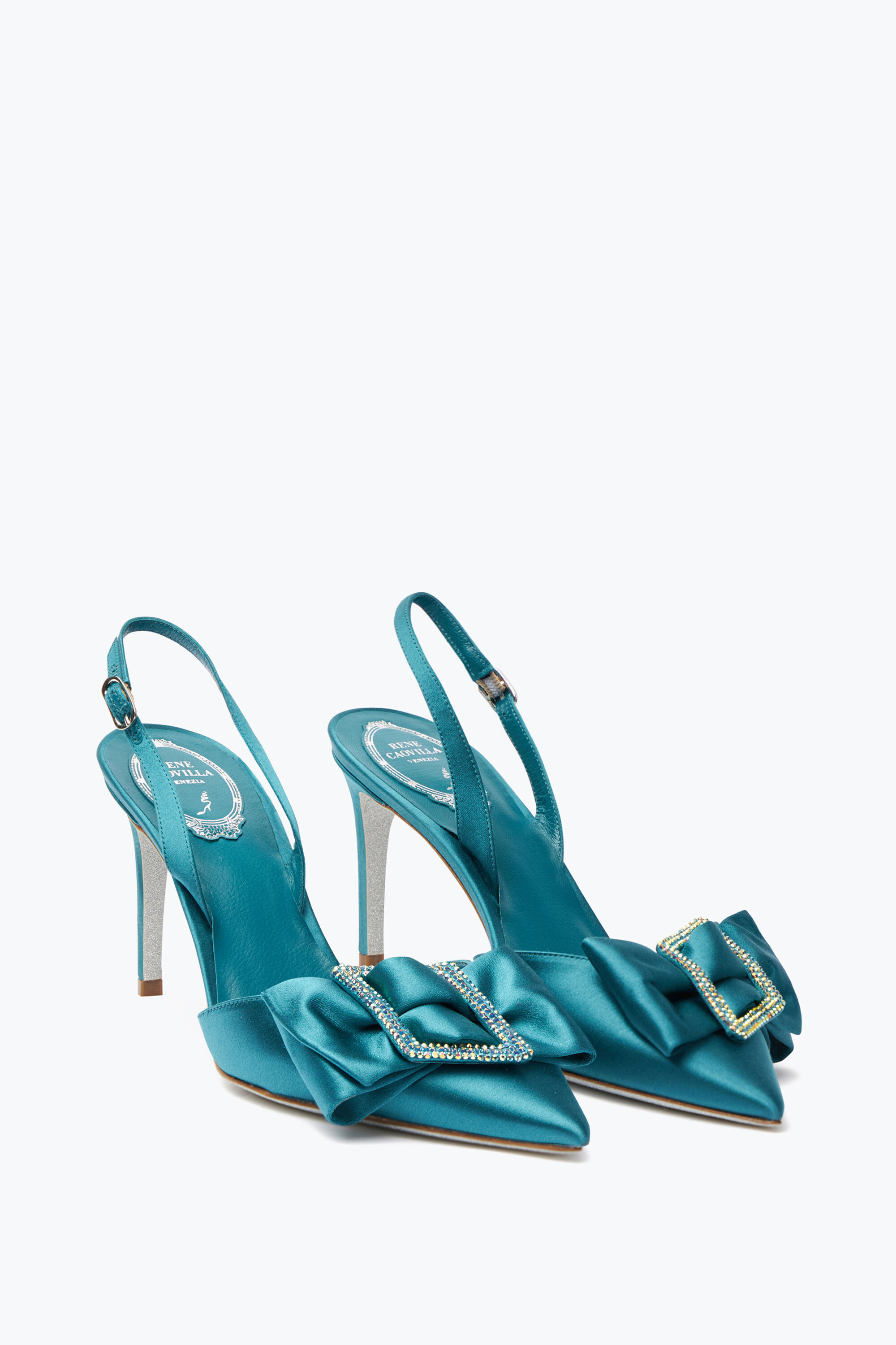 Teal slingback clearance shoes