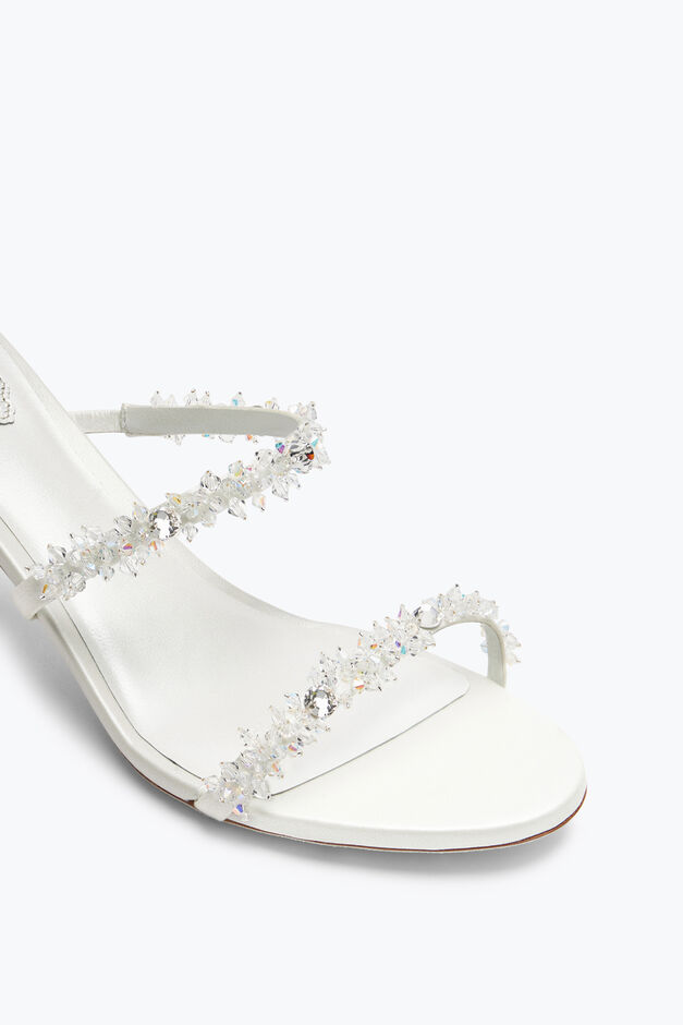 Cinderella White Sandal With Serpent 60 Cinderella White Sandal With Serpent 60