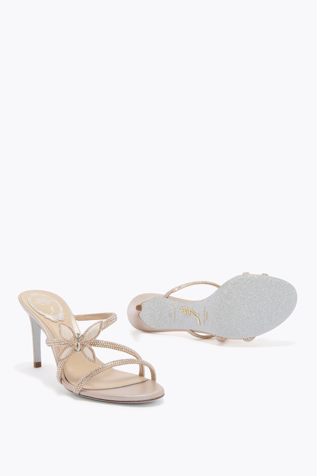 BUTTERFLOWER CHAMPAGNE MULE 80