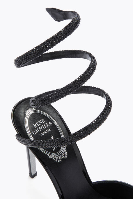CLEO BLACK PATENT LEATHER PUMP 105