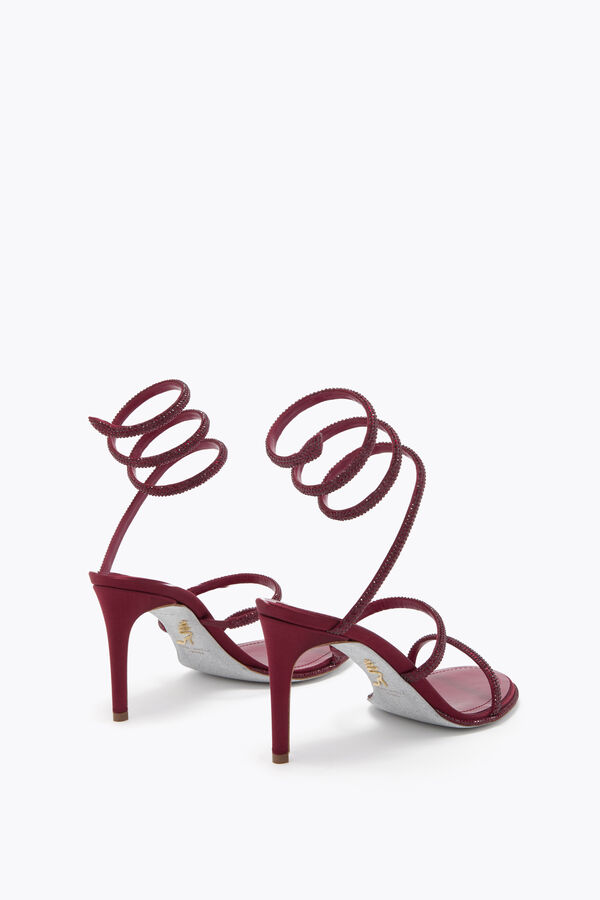 CLEO BURGUNDY SANDAL 80