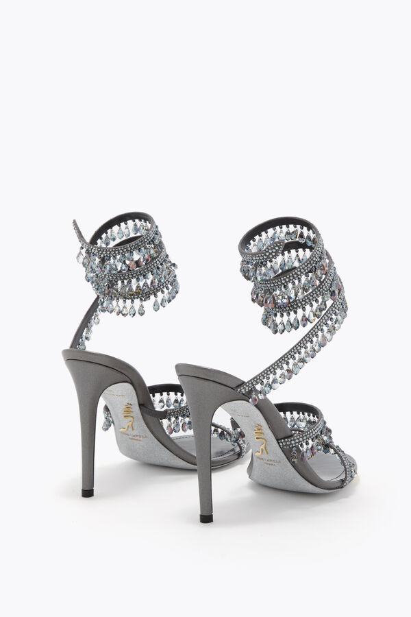 CHANDELIER GUNMETAL SANDAL 105