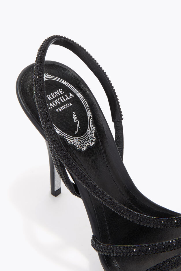 ERIN BLACK SANDAL 100