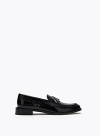 Morgana Black Loafer With Black Matte Crystal 20