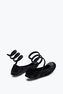 Cleo 水晶黑色芭蕾平底鞋 10