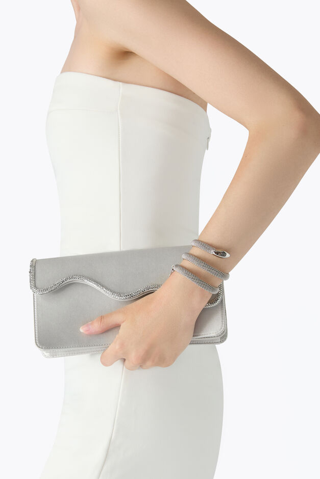 ONDA SILVER CLUTCH