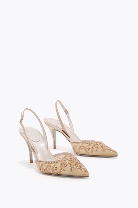 JAHANARA GOLD SLINGBACK 80