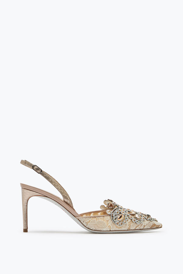 Slingback En Dentelle Veneziana 75