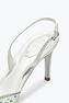 Weiße Slingpumps Cinderella 75