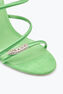 Serpente 薄荷绿色水晶凉鞋 105