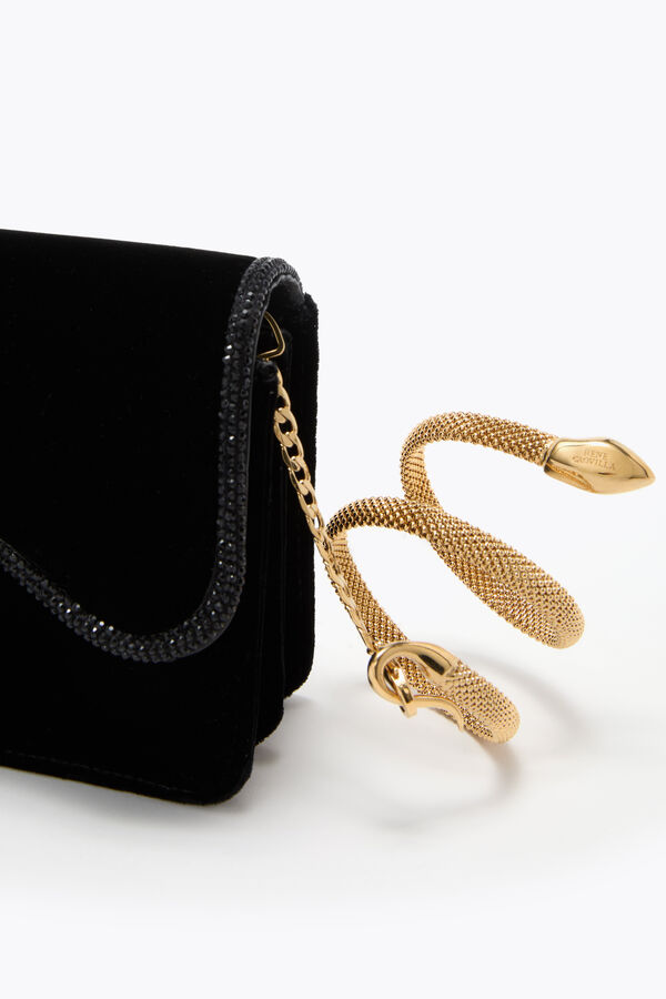 ONDA BLACK VELVET CLUTCH