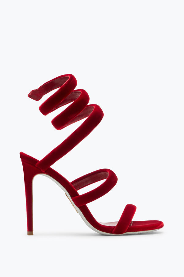 Cleo Ruby Velvet Sandal size 34,5