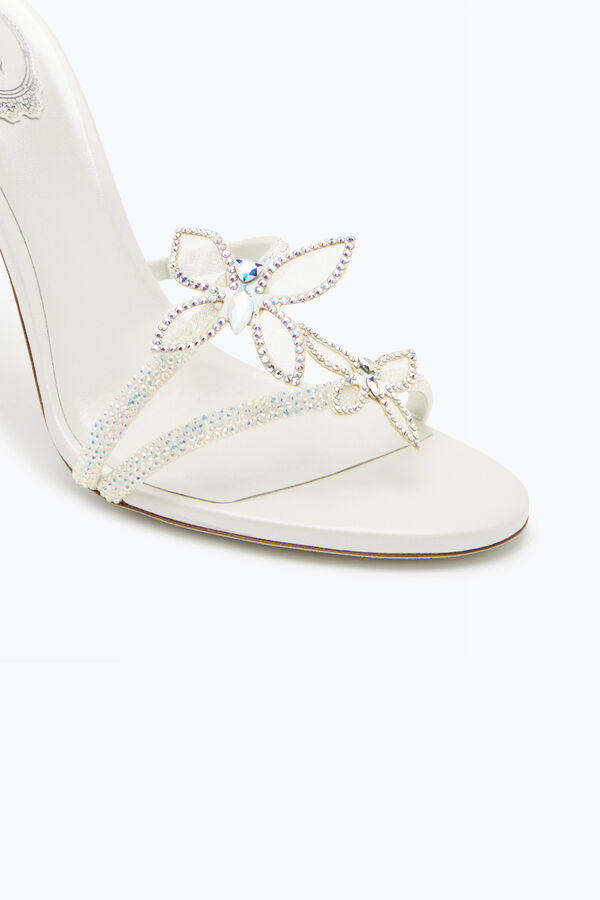 Margot Crystal White Sandal 105