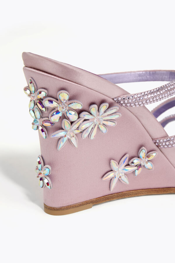 EVA LILAC WEDGE SANDAL 80