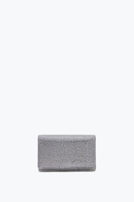 Clutch Aida Blu Con Cristalli All-Over Clutch Aida Blu Con Cristalli All-Over