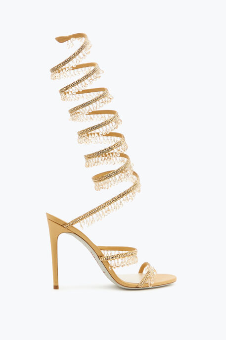 SUPER CHANDELIER SANDALE 105 IN GOLD SUPER CHANDELIER SANDALE 105 IN GOLD