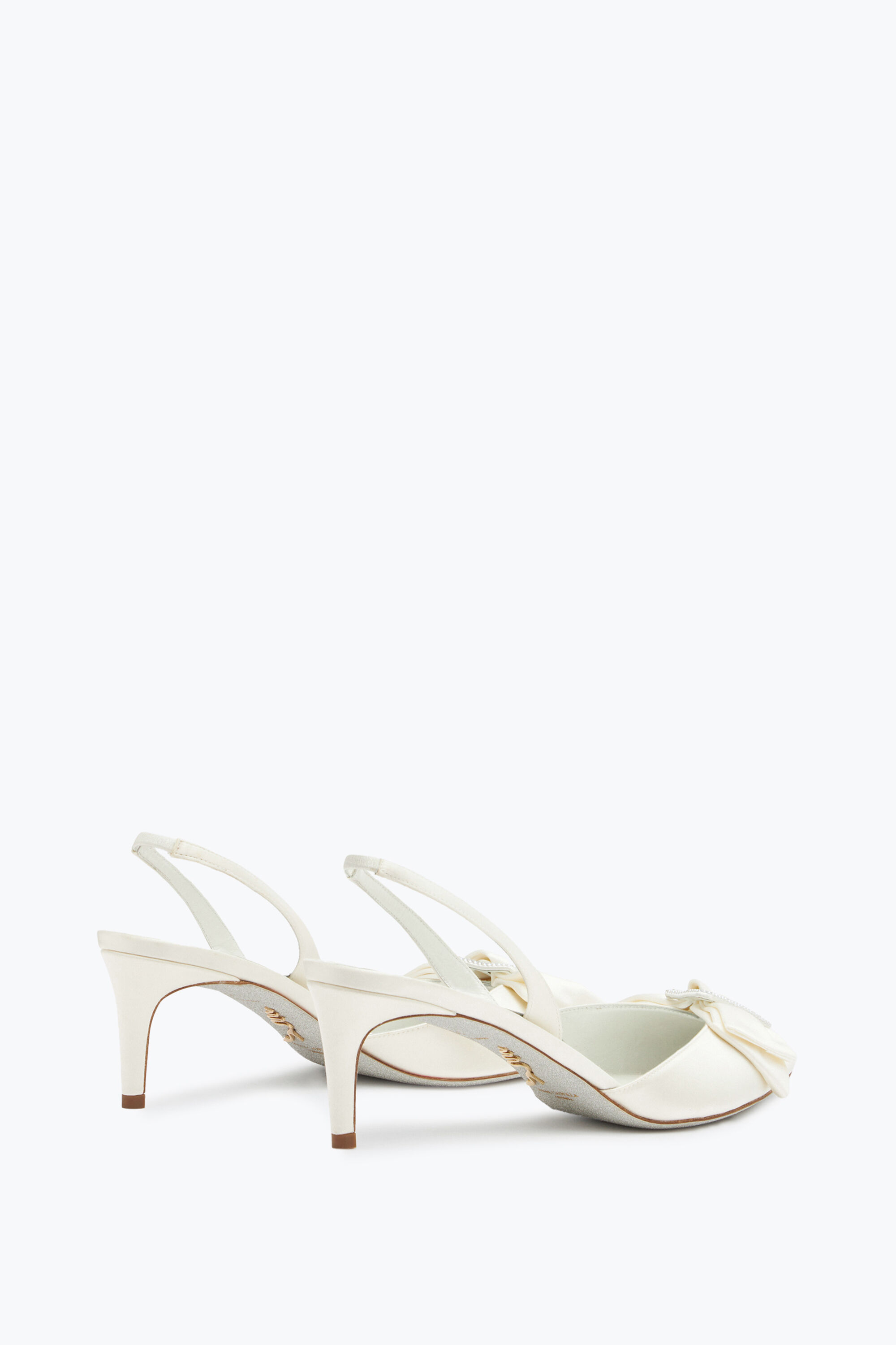 Slingback shoes white top