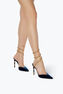 Margot Deep Blue Slingback Pump 105