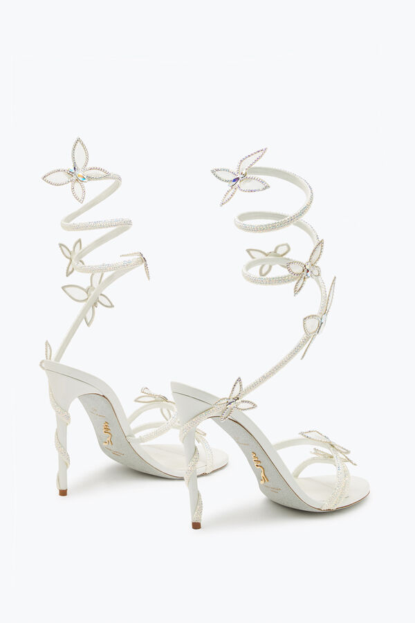 Margot white sandal with butterflies 105