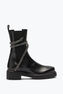 Schwarze Bikerstiefel Cleo Combat