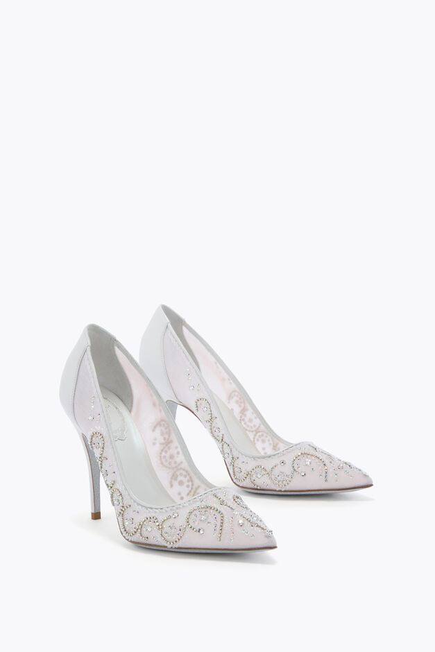 JAHANARA PUMP 100 IN WEISS