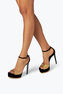 Anastasia Black And Gold Sandal 130