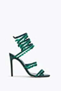 CHANDELIER EMERALD GREEN SANDAL 105