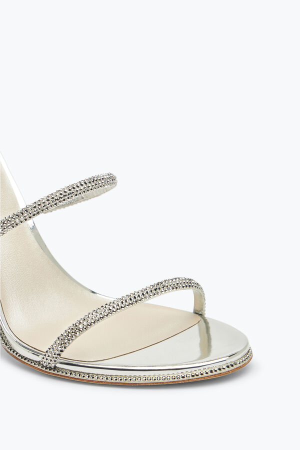 Cleo Crystal Silver Sandal 105