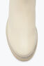 Cleo White Leather Bootie 25