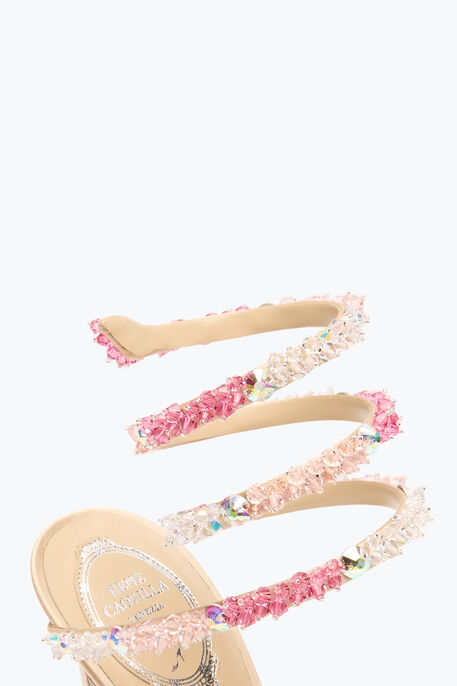 CINDERELLA BARBIE PINK SANDAL WITH SERPENT 105 CINDERELLA BARBIE PINK SANDAL WITH SERPENT 105