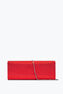 Zafira Red Clutch With All-Over Crystals